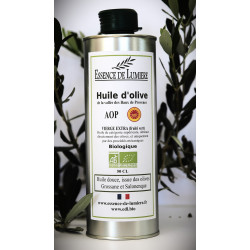 Huile d'olive Douce VIERGE EXTRA Biologique et AOP